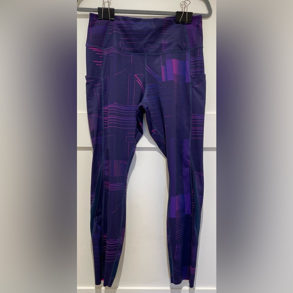 Brooks Women’s Purple/Pink Running Leggings- Method 7/8 Tights
